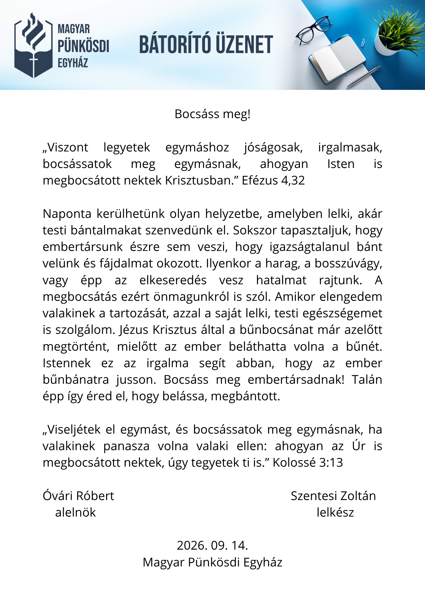uzenet